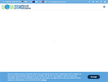 Tablet Screenshot of globalstemcells.com